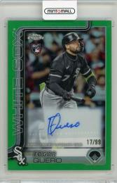 2025 Topps Chrome Update Edgar Quero Autographs Green Refractors【17/99】 Chicago White Sox