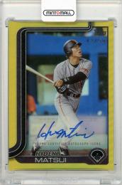 2025 TOPPS NPB 松井秀喜 直筆サインカード Gold Foil【43/50】 読売ジャイアンツ