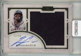2025 Topps Definitive Collection Ronald Acuna Jr. Autograph Relics #ARCRA【32/50】 Atlanta Braves