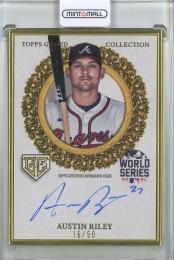 2025 Topps Gilded Collection Austin Riley Gilded Champions Autographs #GCHAR【16/50】 Atlanta Braves