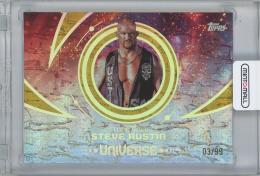 2025 TOPPS Universe WWE Gold Stone #153 / "STONE COLD" STEVE AUSTIN 【03/99】