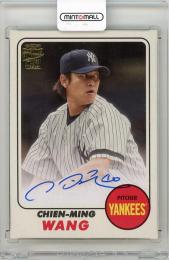 2024 TOPPS Archives Chien-Min Wang 1968 Fan Favorites Autographs #68FFCW New York Yankees