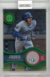 2025 TOPPS Tribute Freddie Freeman Stamp of Approval Relics Green #SOAFF【15/99】 Los Angeles Dodgers