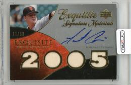 2007 UPPER DECK Exquisite Collection Matt Cain Rookie Signatures Signature Materials Gold #MC【11/50】 San Francisco Giants