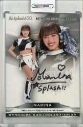 2024 BBM プロ野球チアリーダーカード DANCING HEROINE MAMINA 直筆サインカード【25/90】 千葉ロッテマリーンズ公式チアパフォーマーM☆Splash!!
