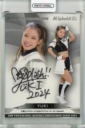 2024 BBM プロ野球チアリーダーカード DANCING HEROINE Yuki 直筆サインカード【22/90】 千葉ロッテマリーンズ公式チアパフォーマーM☆Splash!!
