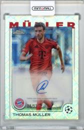 2024-25 Topps Chrome Uefa Club Competition Thomas Muller #CA-TM Chrome Autograph Toppsfractor Parallel【28/52】 FC Bayern Munchen