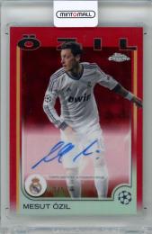 2024-25 Topps Chrome Uefa Club Competition Musut Ozil #CA-OZ Chrome Autograph Red Refractor Parallel【3/5】 Real Madrid
