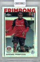 2024-25 Topps Chrome Uefa Club Competition Jeremie Frimpong #78 Base Toppsfractor Parallel【45/52】 Bayer 04 Leverkusen