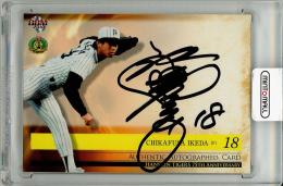 【表面右上角若干難あり】2010 BBM 阪神タイガース75周年記念 池田親興 直筆サインカード【044/115】