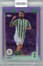 2024-25 Topps Chrome Uefa Club Competition Isco #143 Base Violet Refractor Parallel【175/299】 Real Betis Balompie