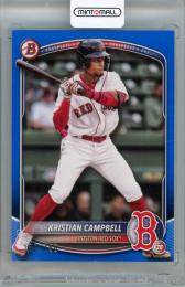 2025 Topps Bowman Baseball Kristian Campbell #BP-42 Base Blue Parallel【108/150】 Red Sox
