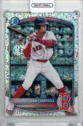 2025 Topps Bowman Baseball Kristian Campbell #BP-42 Base Speckle Refractor Parallel【224/299】 Red Sox