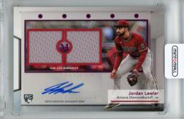 2024 Topps Museum Collection Jordan Lawlar #SWDRA-JLSingle-Player Signature Swatches Dual Relic Autograph Pink Parallel【13/99】 Diamondbacks
