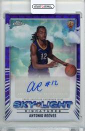 2024-25 Topps Chrome  Antonio Reeves #SLS-ARE Sky-Light Signature Purple Geometric Refractor Parallel Pelicans