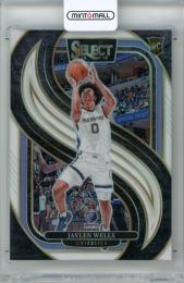 2024-25 Panini Select Jaylen Wells #188 Base Premier Level  White Prizm Parallel【026/149】 Grizzlies