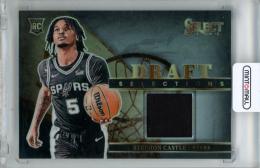 2024-25 Panini Select Stephon Castle #DSM-CAS Draft Selections Memorabilia  Spurs