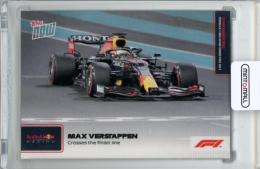 2021 Topps Now Max Verstappen #082 Crosses The Finish Line