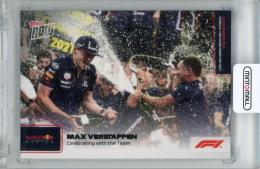 2021 Topps Now Max Verstappen #083 Celebrating With The Team