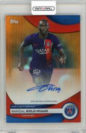 2023-24 Topps Paris Saint-Germain Team Set Randal Kolo Muani Autographs Orange Foilboard Parallel【20/25】