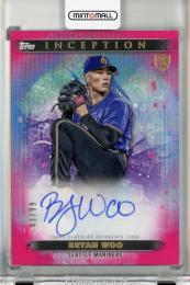 2024 Topps Inception Bryan Woo Rookie and Emerging Stars Autographs Magenta RC #BRESBW【43/99】