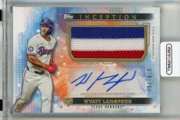 2024 Topps Inception Wyatt Langford Patch Autographs RC #APCWL【079/200】