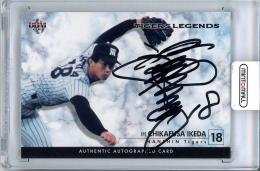2013 BBM タイガース・レジェンド 池田親興 直筆サインカード【096/104】