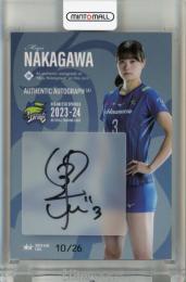 2023-24 プロデュース216 SAGA久光スプリングス 中川美柚 直筆サインカード【10/26】