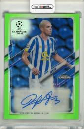 2020-21 Topps Chrome UEFA Champions League Pepe Autographs Neon Green Refractors #CAPP【87/99】