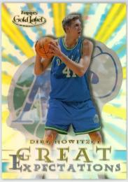 2000-01 Topps Gold Label Great Expectations #GE8 Dirk Nowitzki