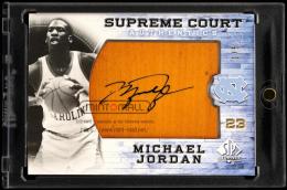 2010-11 SP Authentic #1 Michael Jordan Supreme Court Floor Autographs【1/5】