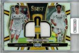 2024-25 Select FIFA Arda Guler/Endrick Dual Swatches FIFA #8 Real Madrid