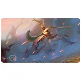 【返品・交換不可】Ultra・PRO MTG[指輪物語]プレイマット(スタンダードサイズ)/B/盾持つ乙女、エオウィン(Eowyn, Shieldmaiden)