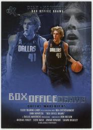 2001-02 E-X Box Office Draws #17 Dirk Nowitzki