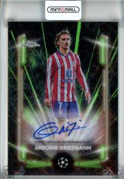 2024-25 Topps Chrome UEFA Club Competitions Antoine Griezmann Black Lazer Autographs Neon Green Lazer #BLA-AG【35/99】 Atletico de Madrid