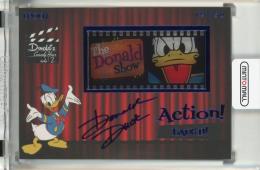2024 EPOCH ディズニー DISNEY ドナルドダック 90周年プレミアムコレクション ドナルドダック デコモリブルー箔 レプリカフィルム入りメモラビリア【19/50】