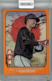 2024 Topps Chrome NPB 坂本勇人 武士道 Orange Refractors【02/25】 読売ジャイアンツ