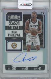 2023-24 PANINI Contenders Rookie Ticket Autographs Premium Edition #106 / OSCAR TSHIEBWE(Indiana Pacers)