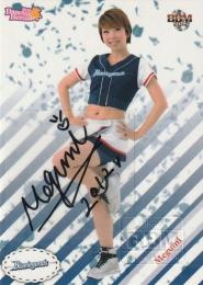 2012 BBM チアリーダー Dancing Heroine-舞- bluelegends 直筆サインカード / Megumi 【09/60】