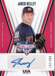 2019 USA Baseball Stars and Stripes USA Jared Kelley 17U Signatures 182/499