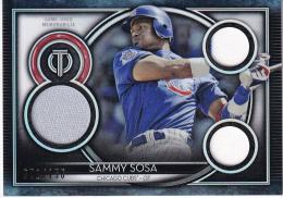 2020 Topps Tribute Chicago Cubs Sammy Sosa Triple Relics 071/150
