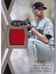 2020 Topps Tier One Cleveland Indians Shane Bieber Tier One Relics 145/395