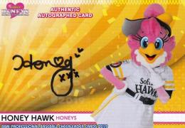 2019BBM チアリーダー「Dancing Heroine-華-」 福岡ソフトバンク Honey Hawk 直筆サインカード 26/60