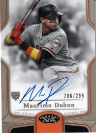2020 Topps Tier One San Francisco Giants Mauricio Dubon Break Out Autographs 286/299