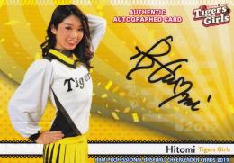 2019BBM チアリーダー「Dancing Heroine-華-」 阪神 Hitomi 直筆サインカード 30/60