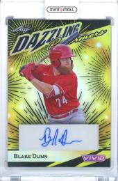 2023 Leaf Vivid Baseball Blake Dunn #DP-BD1 Dazzling Performers Autograph Black Parallel【5/5】《ラストナンバー》 Reds