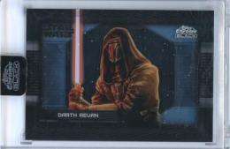 2024 Topps Star Wars Chrome Black Darth Revan #DD-2 Depths Of The Darkside