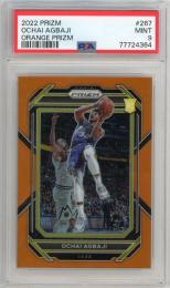 2022-23 PANINI Prizm Ochai Agbaji Orange Wave #267【15/49】【PSA9】 Cleveland Cavaliers