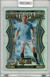 2024-25 PANINI SELECT FIFA Kevin De Bruyne UNSTOPPABLE Silver#7 Manchester City