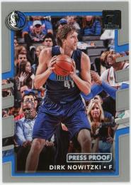 2017-18 Donruss Press Proof Silver #34 Dirk Nowitzki 160/299
